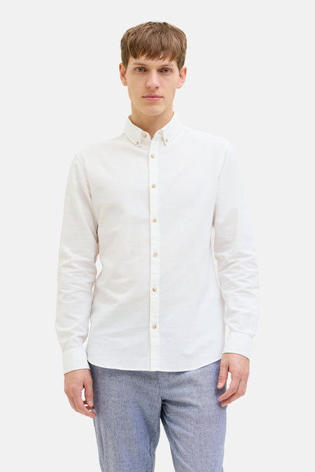 Chemise (manches longues) Blanc - JJREBEL