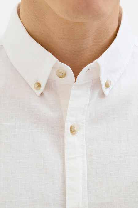 Chemise (manches longues) Blanc - JJREBEL
