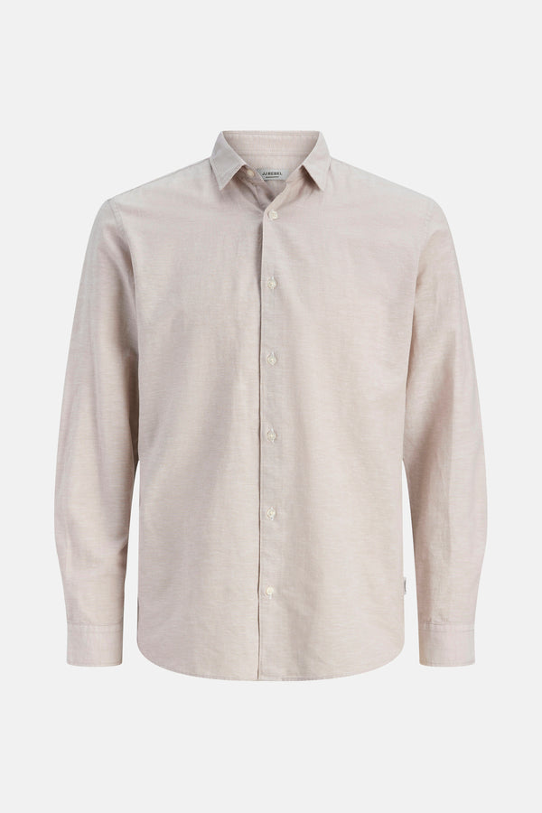 Hemd (lange mouwen) Beige - JJREBEL