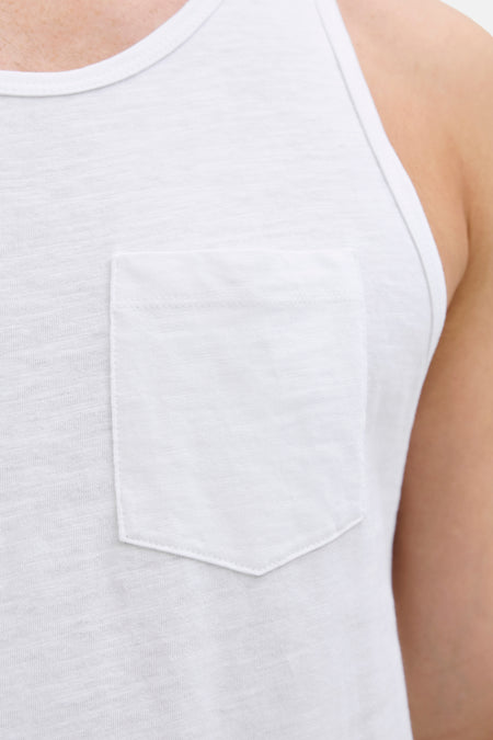 JJJAKE TAMPA POCKET SLUB TANKTOP