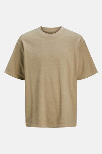 T-shirt met korte mouwen - beige - CORE BY JACK & JONES