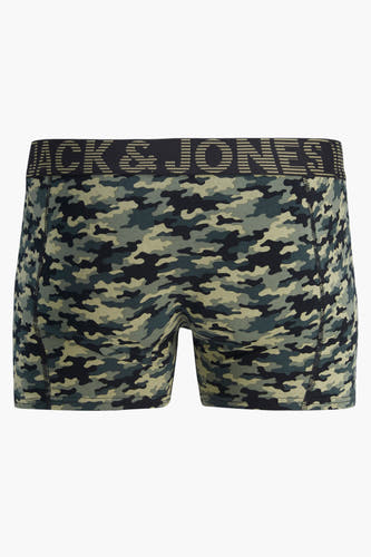 Culotte de bain camouflage d'ACCESSORIES BY JACK & JONES, avec une bande élastique à logo.