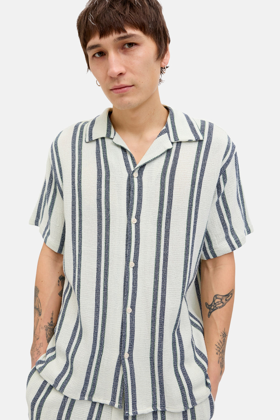 Chemise à manches courtes - écru - ORIGINALS BY JACK & JONES