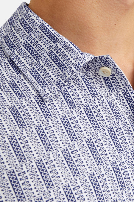 Hemd met korte mouwen - blauw