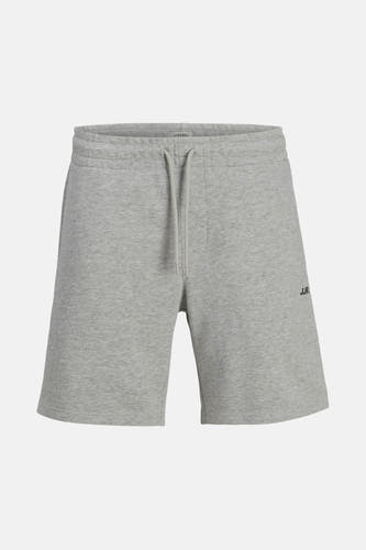Short gris de JJREBEL, avec cordon et petit logo sur la jambe.