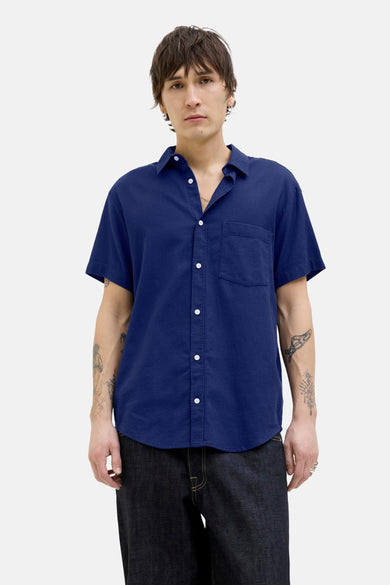 Hemd (korte mouwen) Blauw - ORIGINALS BY JACK & JONES