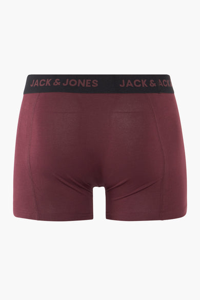 Rode boxershort van ACCESSORIES BY JACK & JONES, met een elastische tailleband met logo.