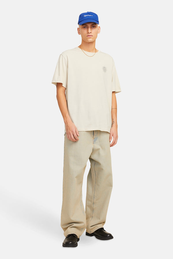 T-shirt (korte mouwen) Ecru - CORE BY JACK & JONES