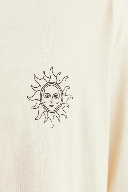 T-shirt met korte mouwen - ecru