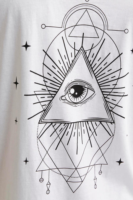 T-shirt met korte mouwen - wit