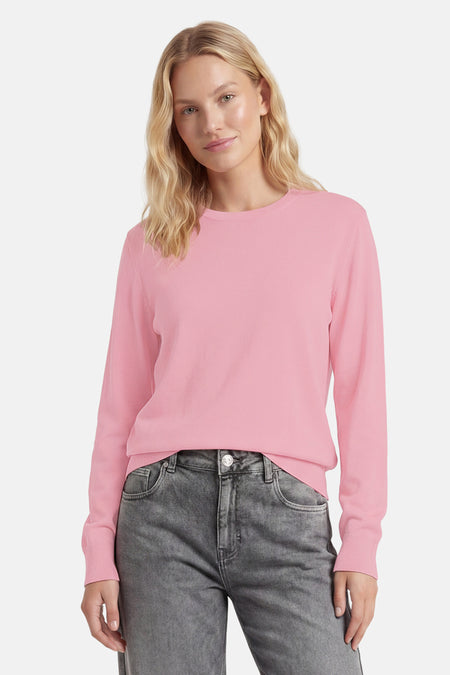 Pull O-hals - roze