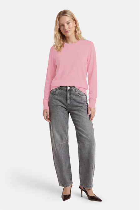Pull O-hals - roze