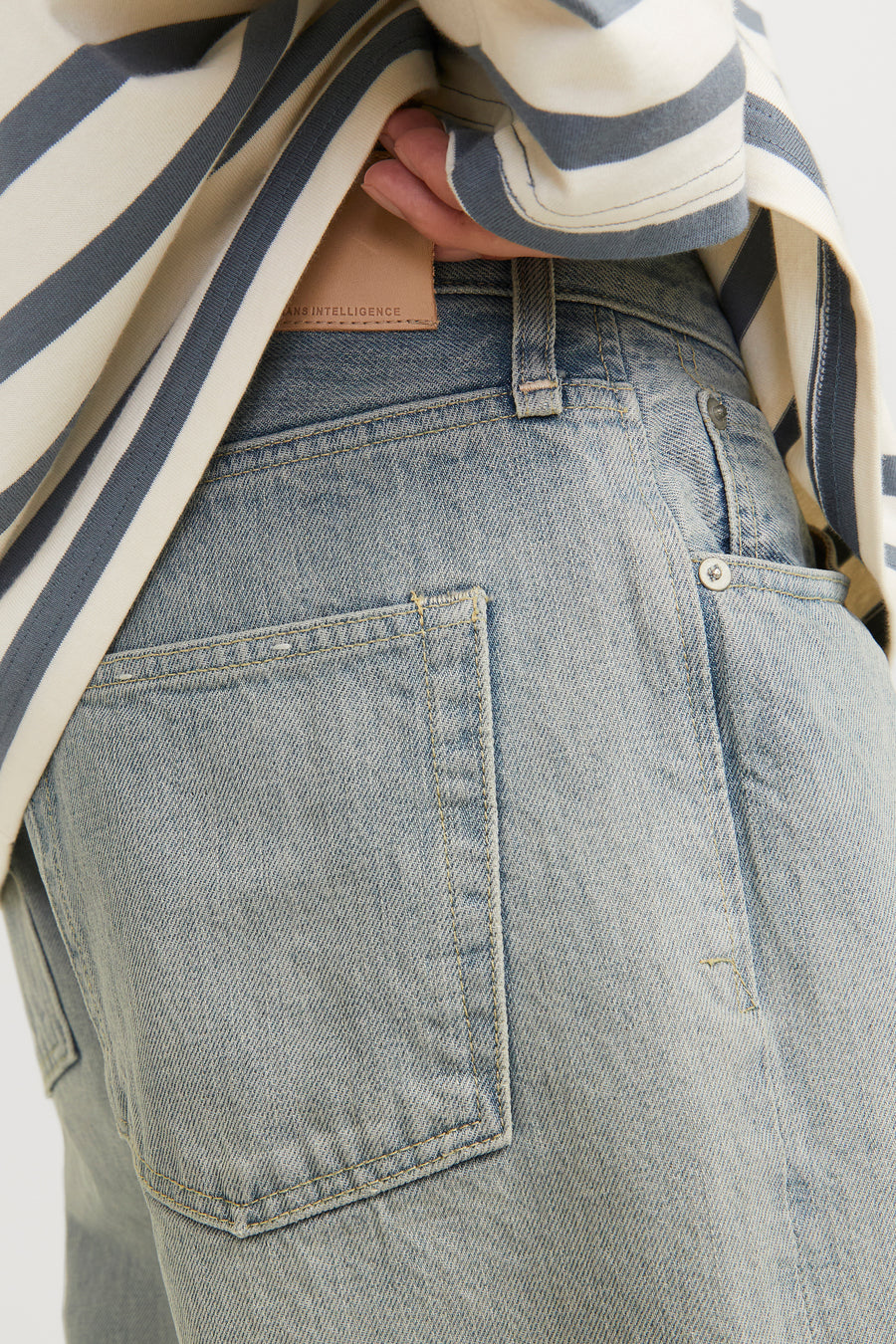 Jeans wide light blue denim - JACK & JONES JEANS INTELLIGENCE - JACK & JONES JEANS INTELLIGENCE