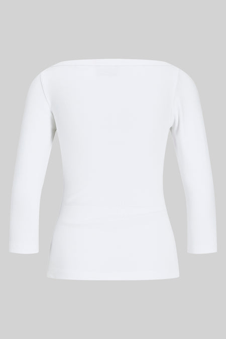 T-shirt met lange mouwen - wit