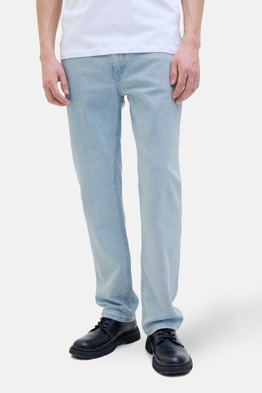 Jeans straight light blue denim - JACK & JONES JEANS INTELLIGENCE - JACK & JONES JEANS INTELLIGENCE