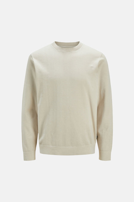 Pull à col rond - écru