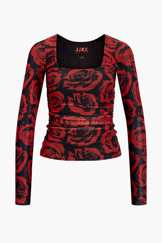 T-shirt à manches longues - rouge - JJXX