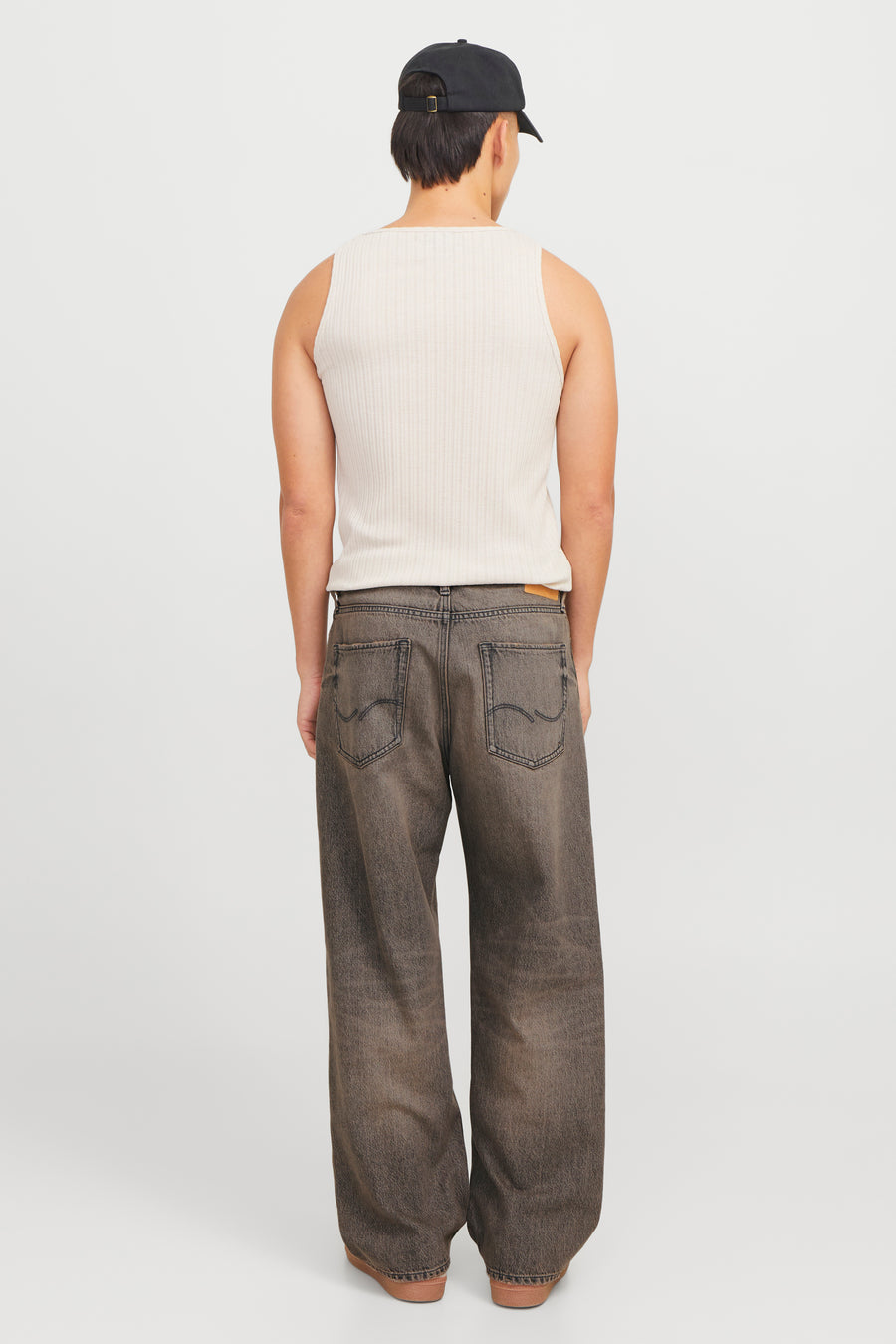 Jeans wide dark grey denim - JACK & JONES JEANS INTELLIGENCE