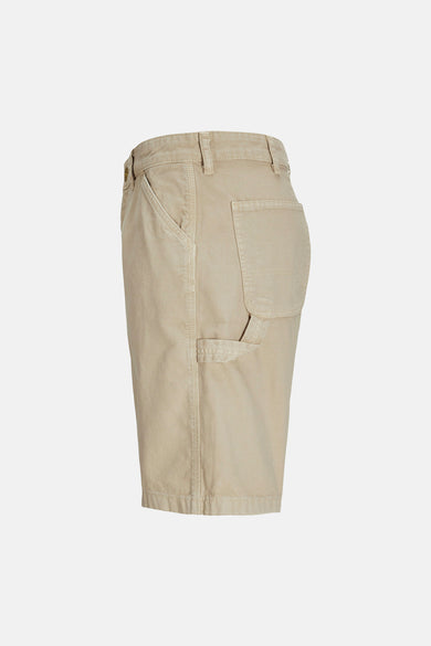 Beige short van JACK & JONES JEANS INTELLIGENCE, met zakken aan de voorkant en achterkant.