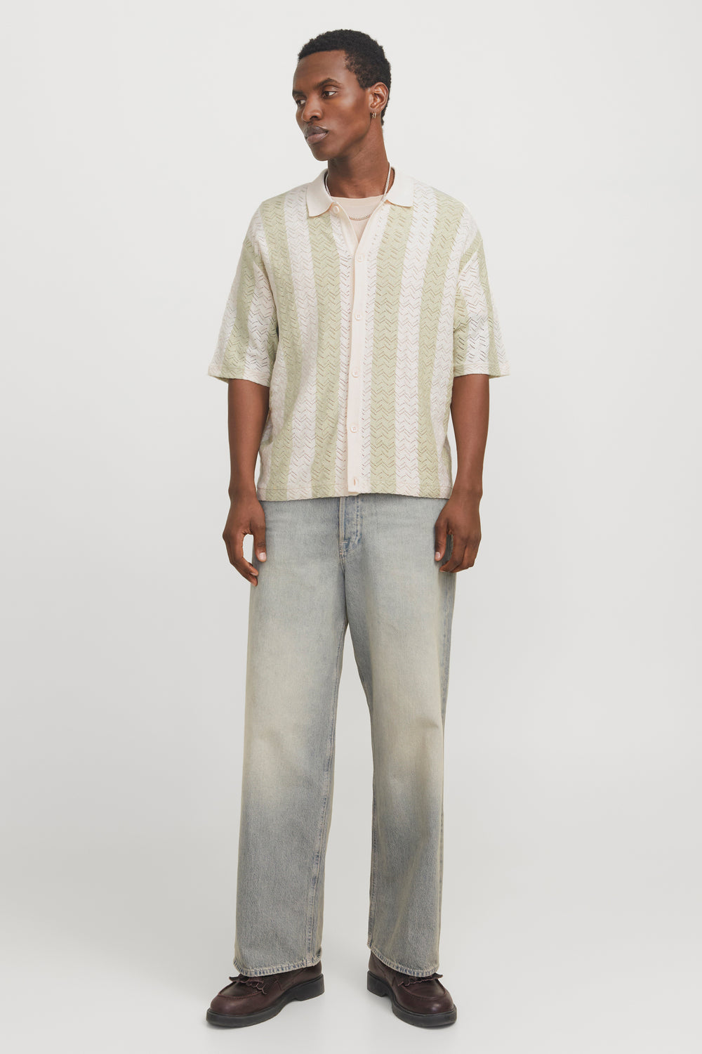 Hemd (korte mouwen) Groen - ORIGINALS BY JACK & JONES
