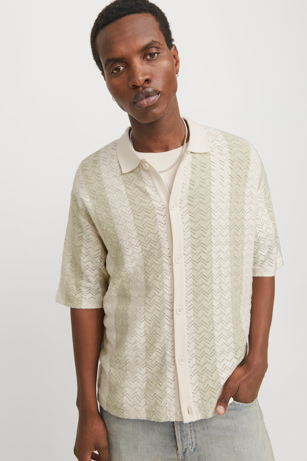 Hemd (korte mouwen) Groen - ORIGINALS BY JACK & JONES