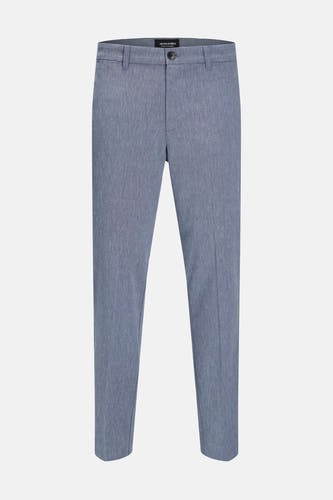 Pantalon de costume bleu de JACK & JONES JEANS INTELLIGENCE, avec des poches et des boutons à l'arrière.