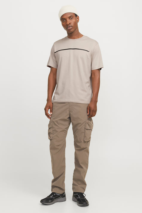 T-shirt (korte mouwen) Beige - CORE BY JACK & JONES
