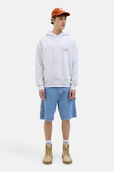 Short - light blue denim