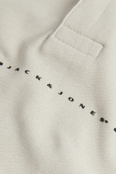 Polo met lange mouwen - beige