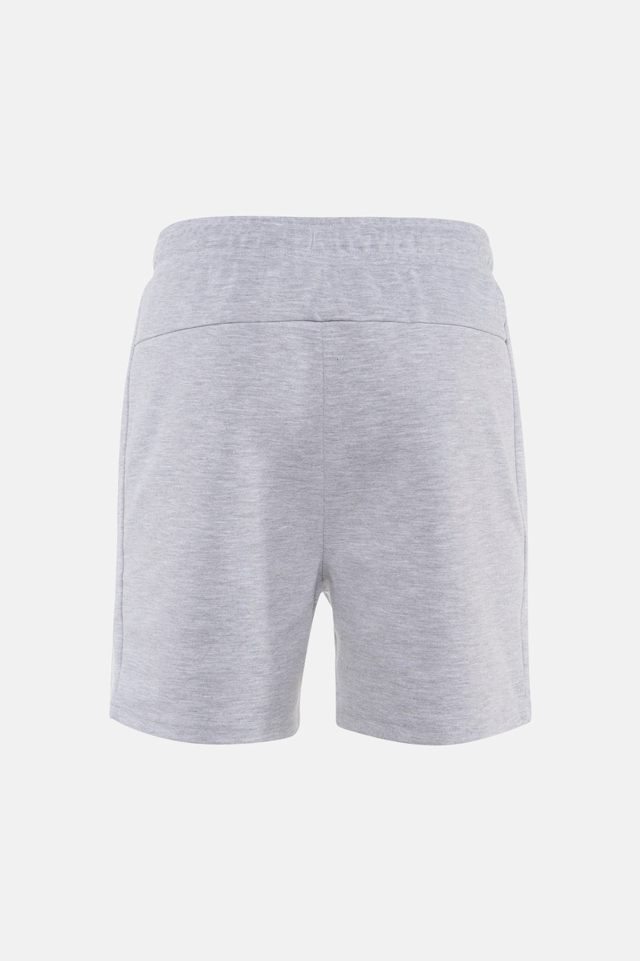 Grijze katoenen shorts van JACK & JONES JEANS INTELLIGENCE, achterzijde, melange textuur, comfortabele pasvorm