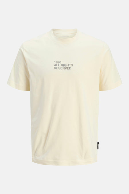 T-shirt (korte mouwen) Ecru - CORE BY JACK & JONES