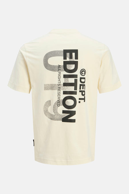 T-shirt (korte mouwen) Ecru - CORE BY JACK & JONES