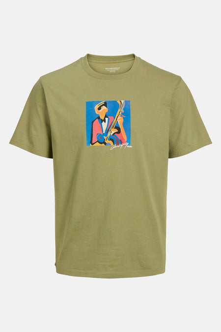 T-shirt (manches courtes) Vert - ORIGINALS BY JACK & JONES