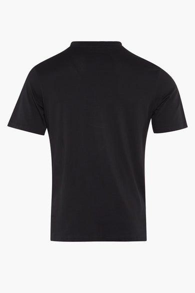 Zwart T-shirt met korte mouwen van CORE BY JACK & JONES, achterkant weergegeven.
