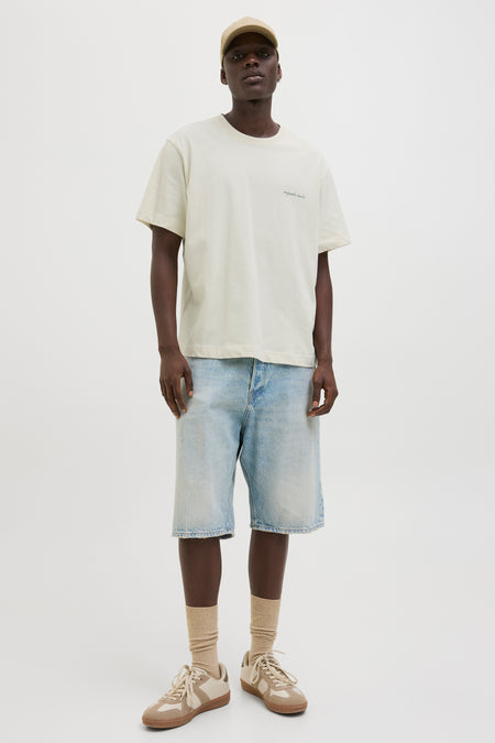 T-shirt (manches courtes) Écru - ORIGINALS BY JACK & JONES
