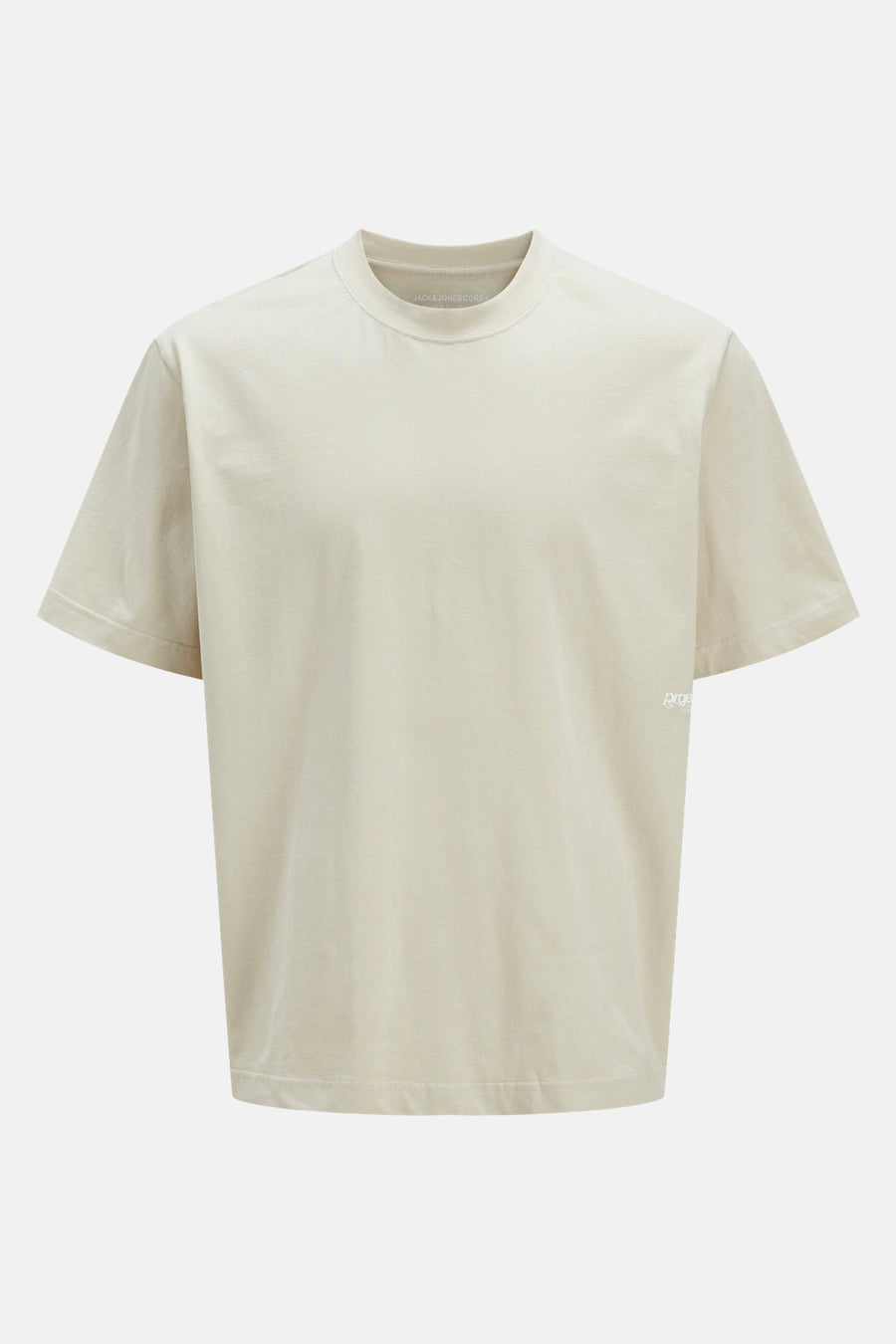 T-shirt met korte mouwen - beige - CORE BY JACK & JONES