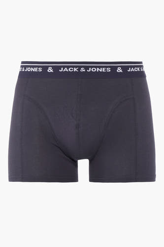 Grijze boxershort van ACCESSORIES BY JACK & JONES, met een elastische band met logo.