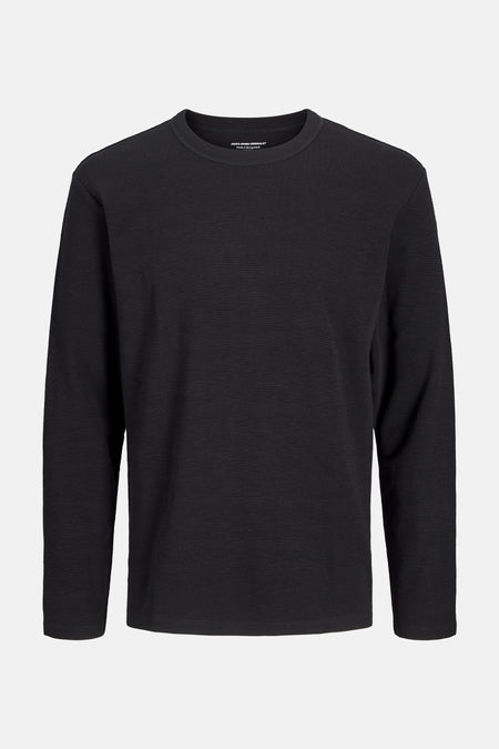 T-shirt (lange mouwen) Zwart - ORIGINALS BY JACK & JONES