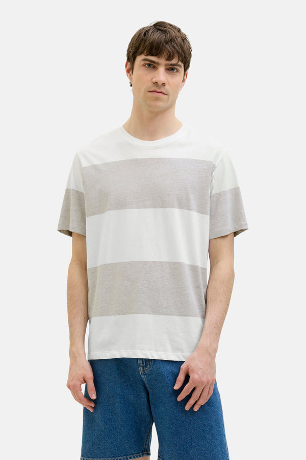 T-shirt (korte mouwen) Beige - JJREBEL