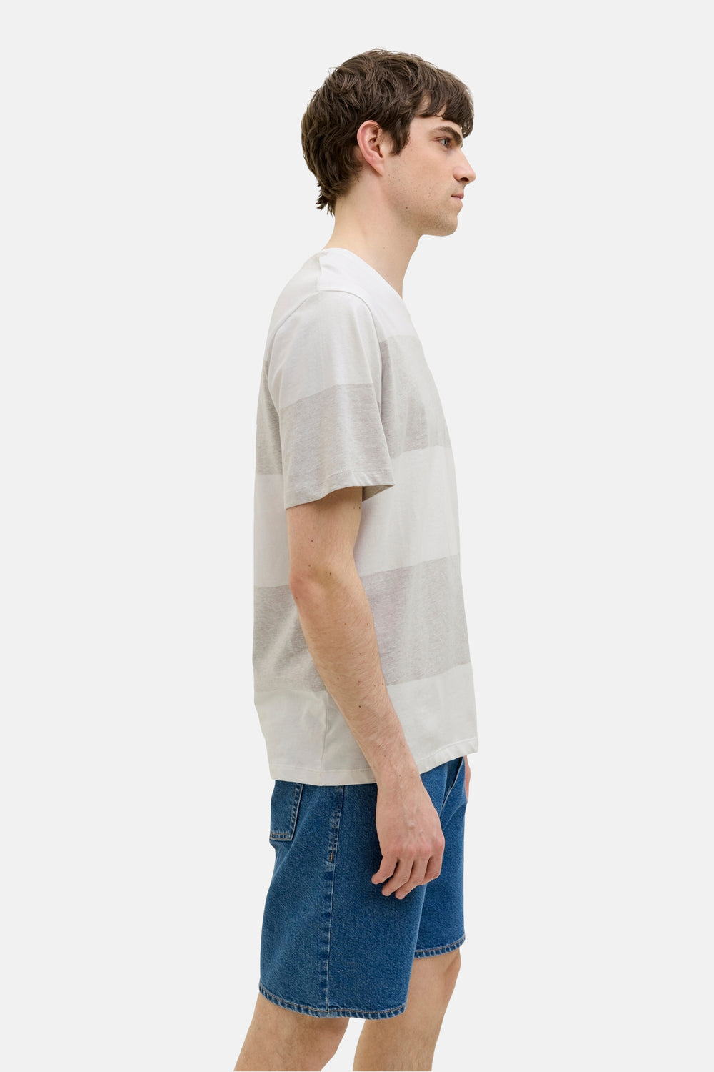 T-shirt (manches courtes) Beige - JJREBEL