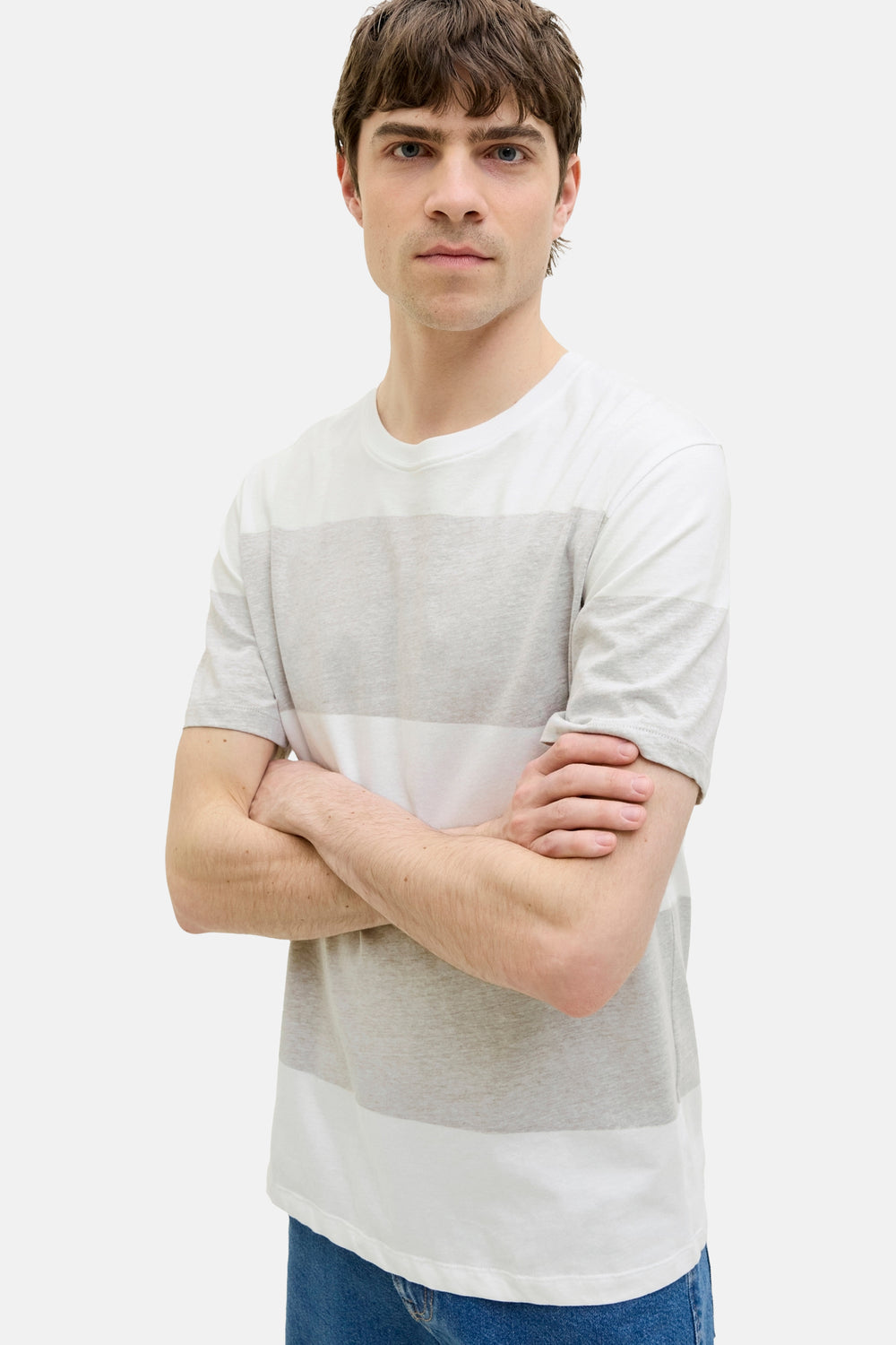 T-shirt (manches courtes) Beige - JJREBEL