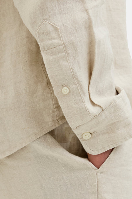 Chemise (manches longues) Beige - PREMIUM by JACK & JONES