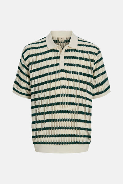 Heren tops polo korte mouw Groen - PREMIUM BLUE by JACK & JONES