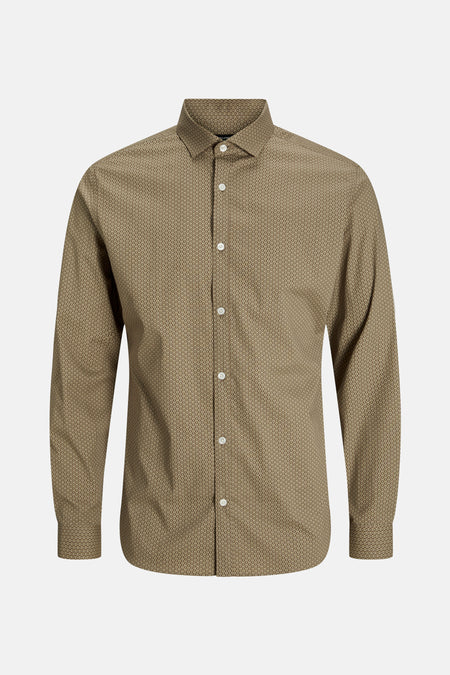 Chemise (manches longues) Brun - PREMIUM by JACK & JONES