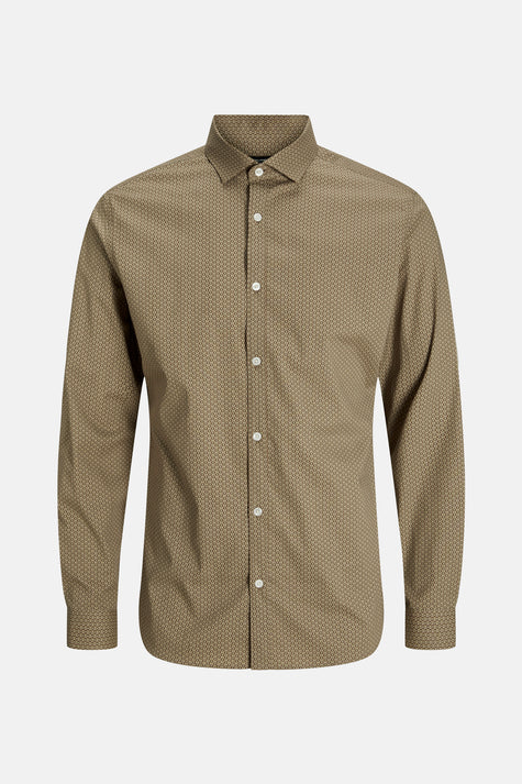 Hemd (lange mouwen) Bruin - PREMIUM by JACK & JONES