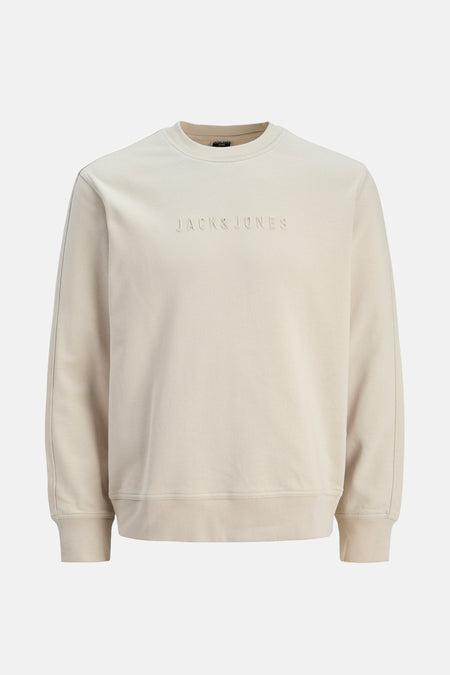 Sweater met ronde hals Beige - CORE BY JACK & JONES