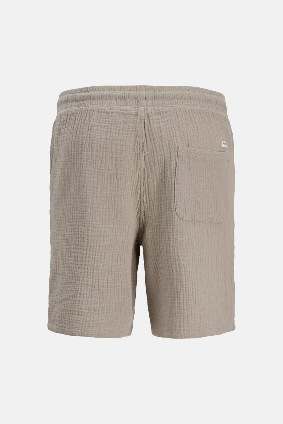 Bruine short van ORIGINALS BY JACK & JONES, met textuur en een achterzak.