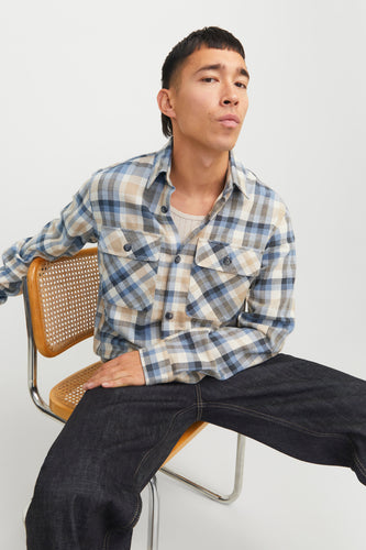 Chemise à manches longues - bleu - PREMIUM BLUE by JACK & JONES