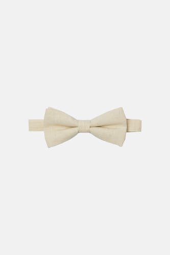 Ecru strikje van ACCESSORIES BY JACK & JONES, met subtiele textuur, liggend op een effen achtergrond.