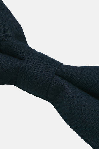 Blauwe strikje van ACCESSORIES BY JACK & JONES, met een subtiele textuur en geknoopte details.